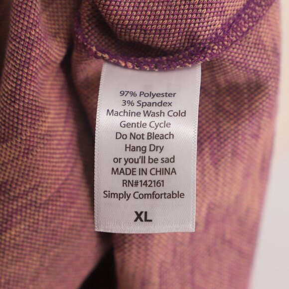 NWT LuLaRoe Amelia Pleated Fit & Flare Dress Peach Brown Geo Print Size XL - Picture 7 of 7